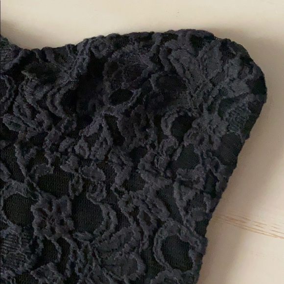 Pins & Needles Black Lace Top Size Small - Picture 2 of 6